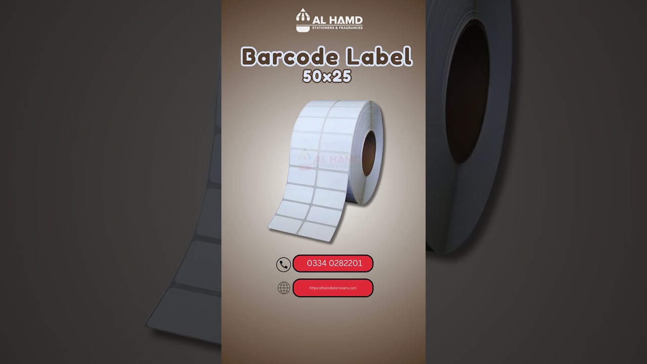 Barcode Label 50x25 – High-Quality Labels at Wholesale Rates!