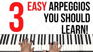 3 EASY Right Hand ARPEGGIOS That You Should Learn!