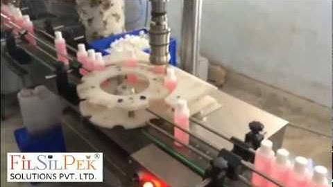 #HandSanitizer, #Liquid,#Syrup, #Oil, #juice Filling, Capping & Labelling Machine  -  +919054294961