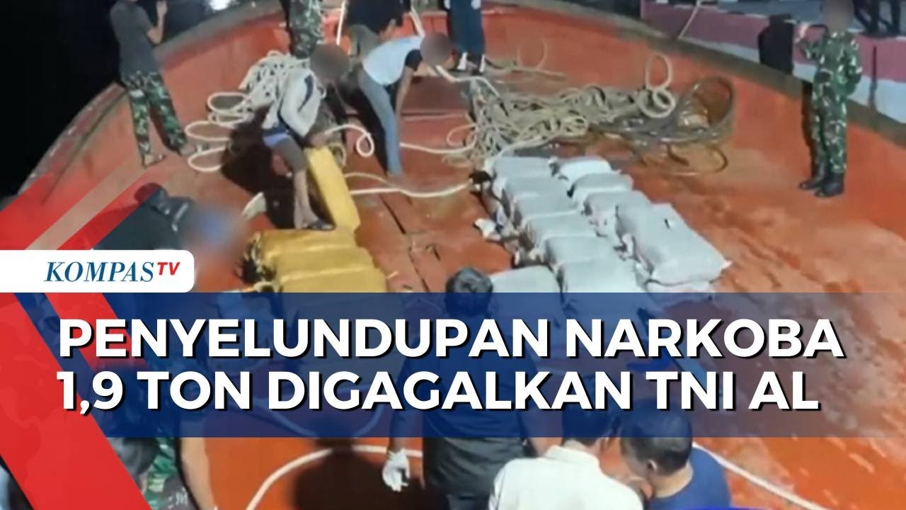1,9 Ton Narkoba Disita TNI AL di Perairan Tanjung Balai Karimun
