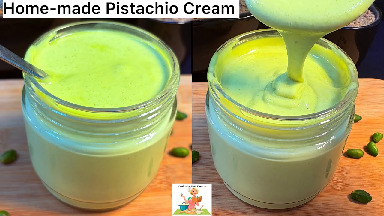 Фисташковый крем для шоколадной кунафы | Фисташковая паста | Фисташковое масло