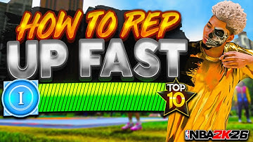 The #1 BEST REP METHOD in NBA 2K26! The FASTEST WAY TO HIT TOP 10! HOW TO REP UP FAST NBA 2K26!