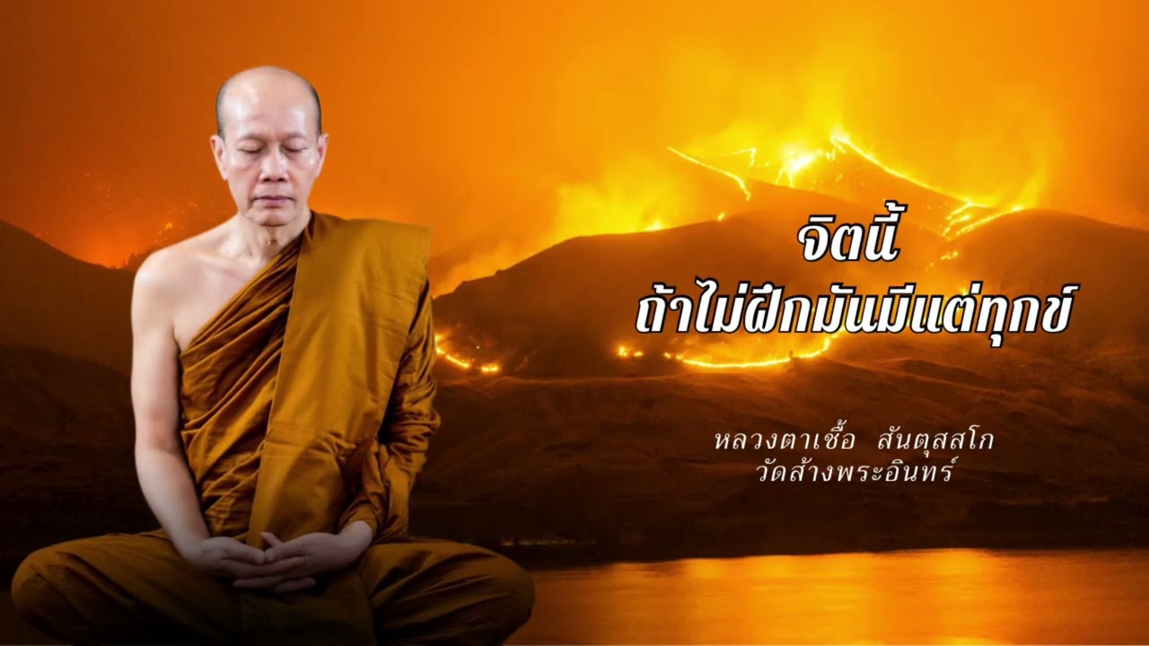 จิตนี้ ถ้าไม่ฝึกมันมีแต่ทุกข์ หลวงตาเชื้อ  สันตุสสโก วัดส้างพระอินทร์