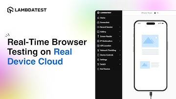 Real-Time Browser Testing on Real Device Cloud