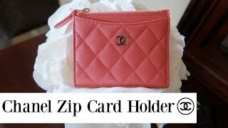 Chanel Zip Card Holder Review 