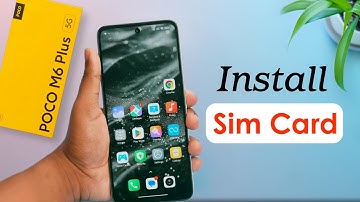 How to Insert Dual Sim in Poco M6 Plus 5g || Poco M6 Plus me Sim Kaise Lagaye, Hybrid Sim slot