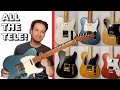 All My Telecasters! Checking Out My Entire Fender Telecaster Collection!