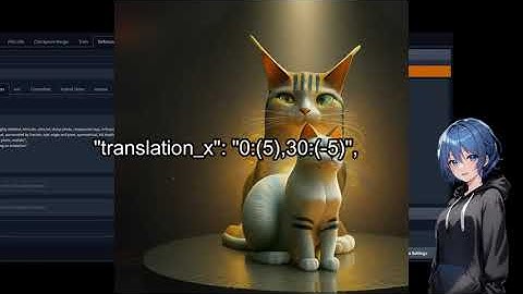 【Stable Diffusion】【deforum】AIでアニメを作る。Deforumの設定ファイルと簡単なDeforumの挙動