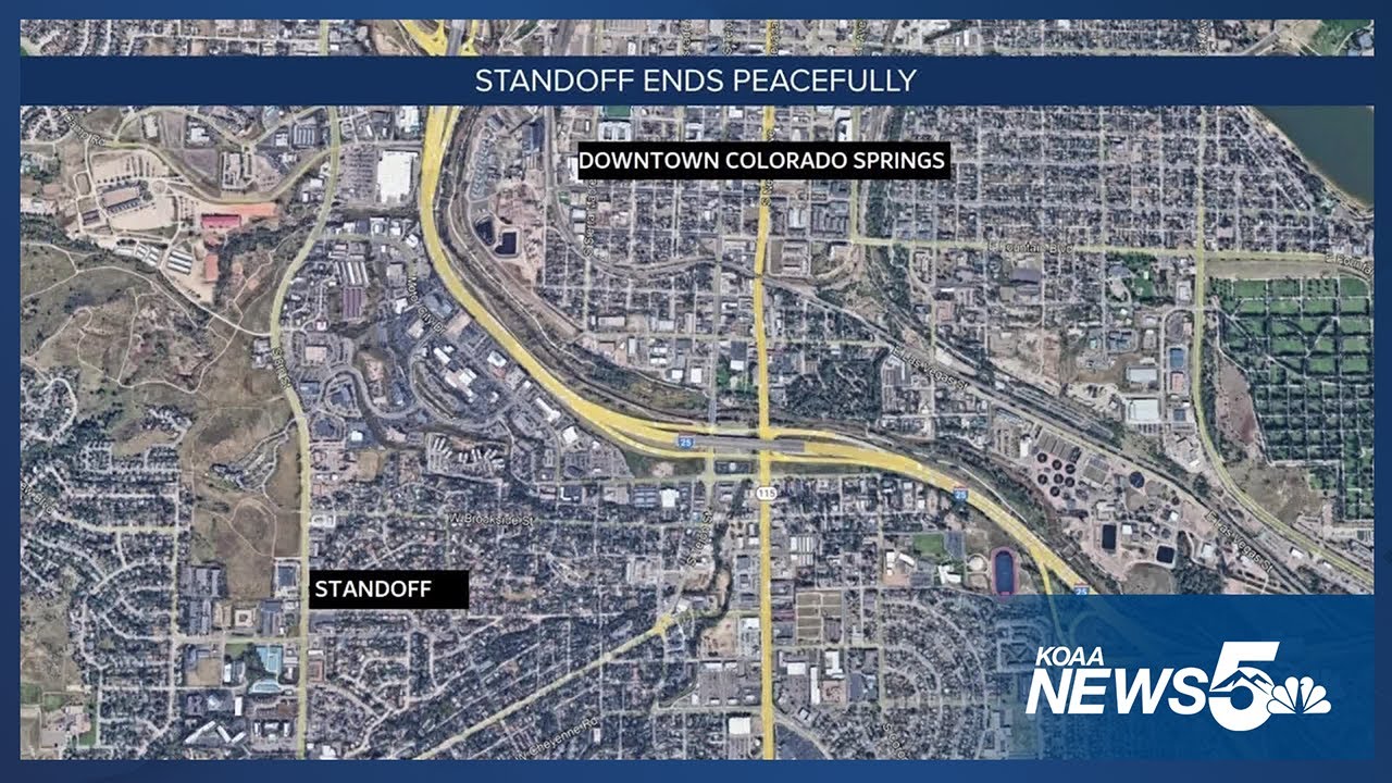 Lengthy standoff ends peacefully in southwest Colorado Springs - YouTube
