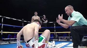 UNSEEN ANGLE 🎥 HAMZAH SHEERAZ DROPS JEZ SMITH TWICE AND KNOCKS HIM OUT TO WIN MIDDLEWEIGHT DEBUT