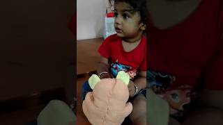 Johny Johny Yes papa ??। cute ?। Johny Johny poem। cutebaby shortsfeed baby cutebabylaughing