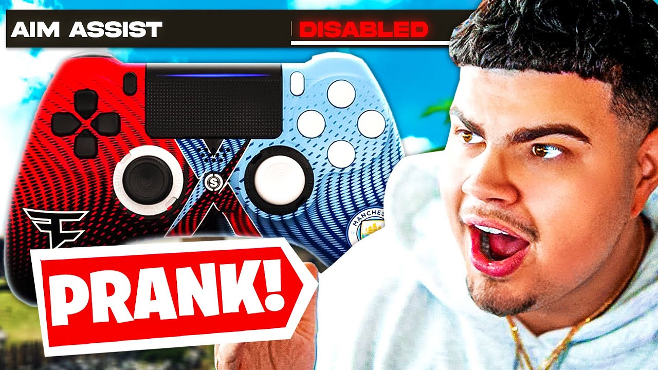I PRANKED FAZE SANTANA AND TURNED OFF HIS AIM ASSIST!