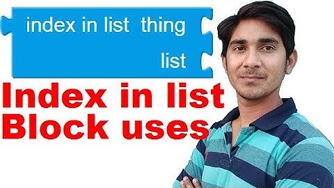 index in list block uses in makeroid, kodular, thunkable , appybuilder hindi