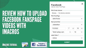 How to Upload Facebook Fanspage Videos With iMacros