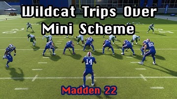 *RUNNING QB SCHEME!* Wildcat Trips Over Mini Scheme | Madden 22 Tips & Tricks