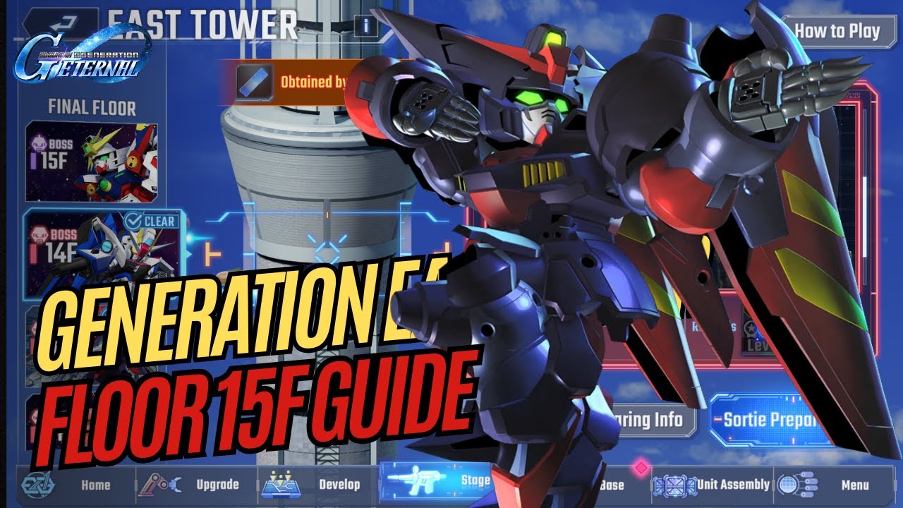 Путеводитель по 15-му этажу башни Generation East | Игра Cheese It With SSR Master Gundam!! | SD ...
