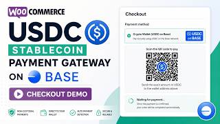 WooCommerce USDC Stablecoin Payment Gateway on Base - Checkout Demo