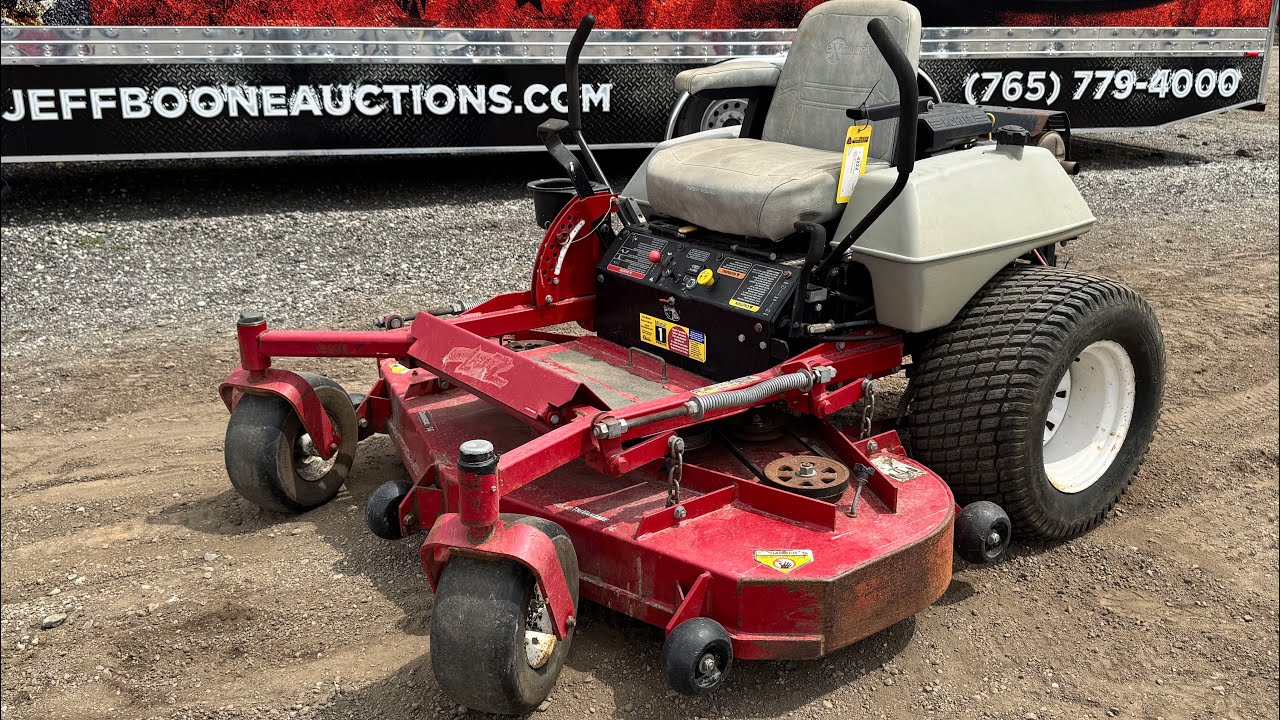 Lot 4222 May 2026 - Exmark 60in Zero-Turn Mower - YouTube