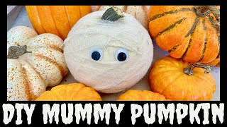 DIY Mummy Pumpkin