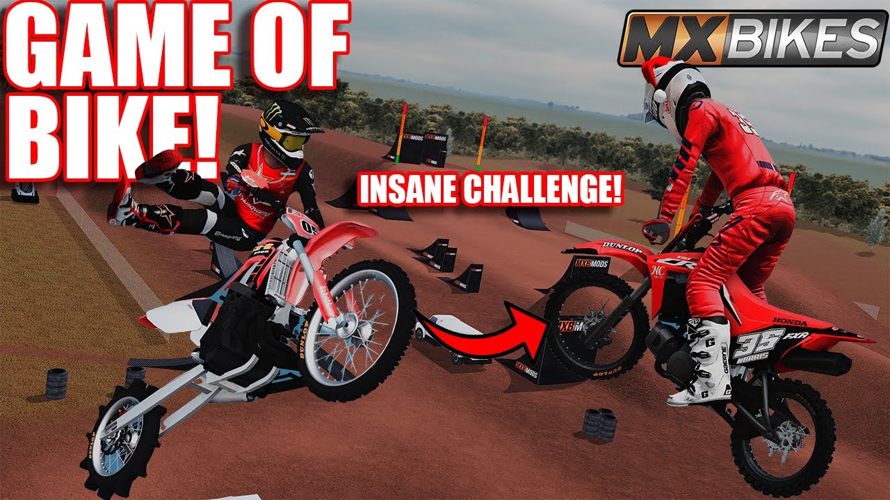 GAME OF BIKE WITH 3 PEOPLE BUT WE ADDED A