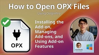 How to Open OPX Files (OriginPro)