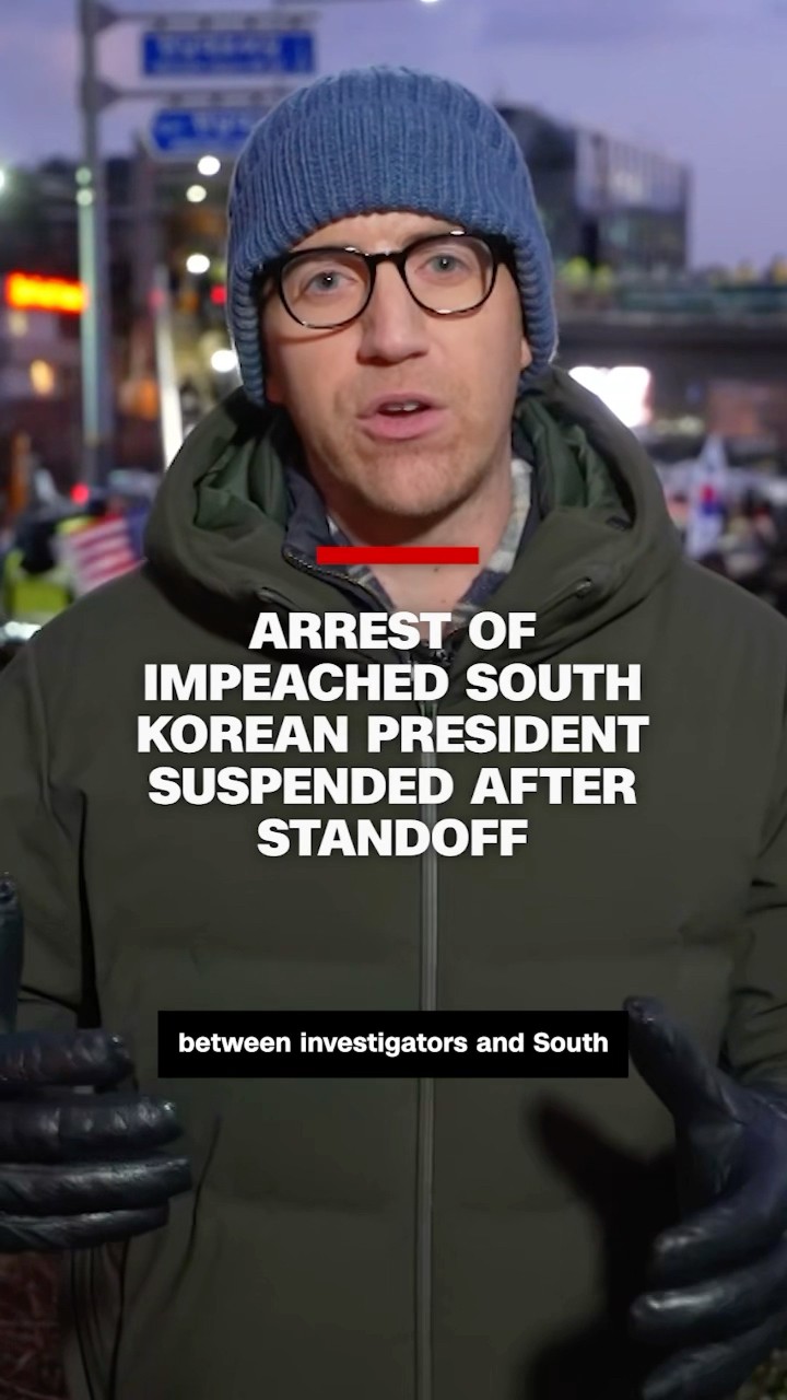 Arrest of impeached South Korean president suspended after standoff