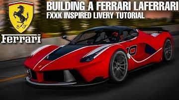 Building A Ferrari Laferrari FXXK Inspired Livery Tutorial | Car Parking Multiplayer 