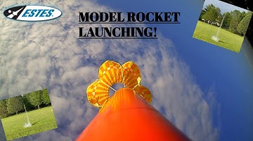 Model Rocket Launching & OnBoard Camera Footage