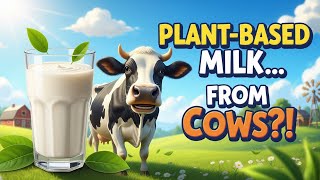 🌱 Cows Make Plant-Based Milk? | Science, Facts & Future Farming Explained 