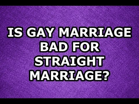 gay bad Is marriage