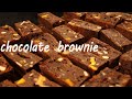 【チョコレートブラウニー】手作り！簡単！チョコ溶かして混ぜるだけ！濃厚チョコブラウニー♯バレンタインデー♯ブラウニー♯チョコレート♯chocolate #recipes