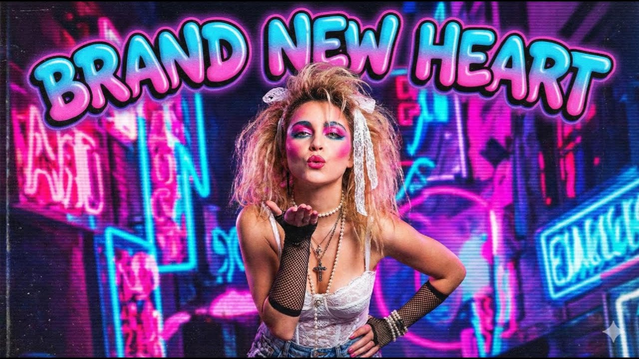 Brand New Heart (80s Madonna Pop Style) - AI Original Song | Dance Pop 1984