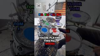 Stop Playing This Drum Fill Wrong 🥁 #drums