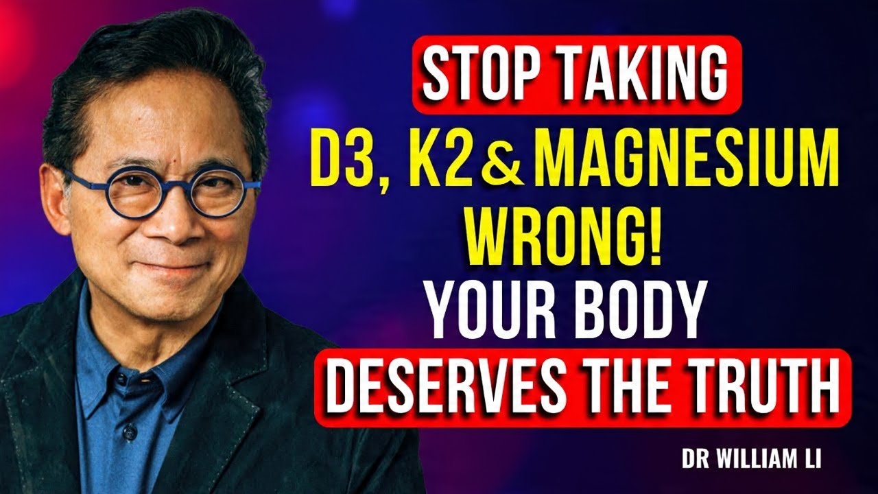 Most People Take D3, K2 & Magnesium WRONG — Here’s What Really Happens in Your Body | Dr. William Li
