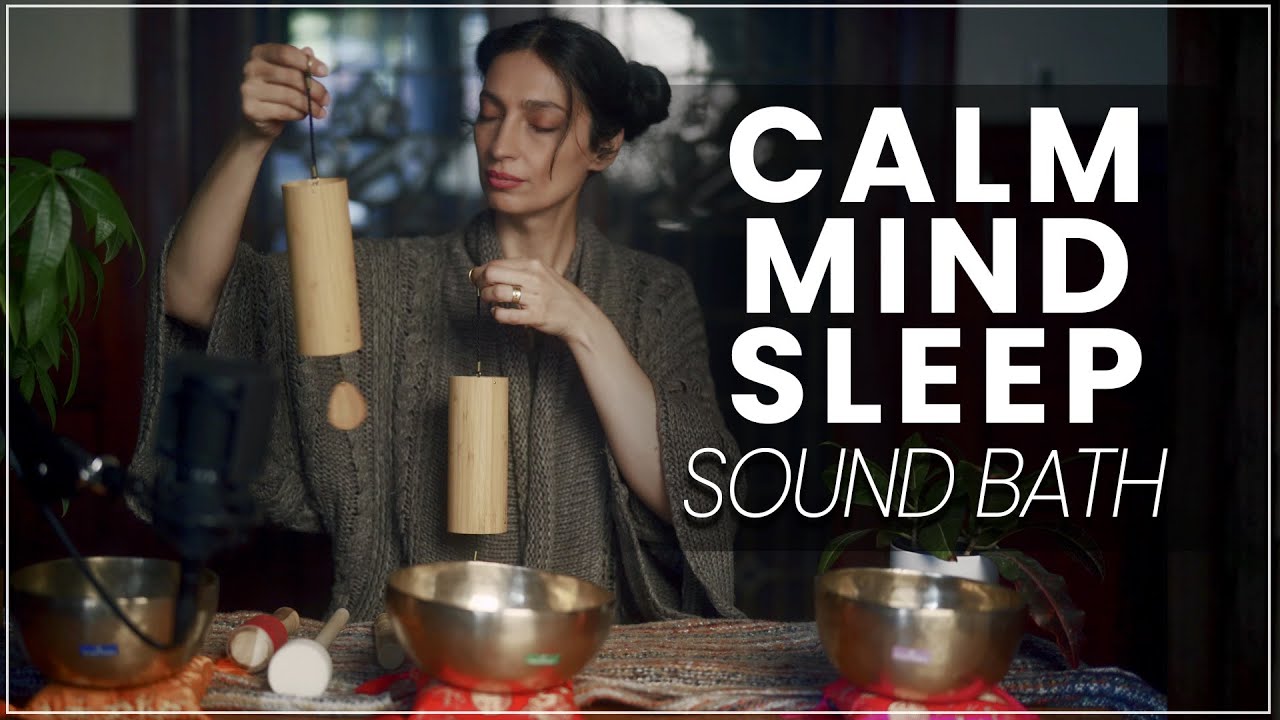 Calm The Mind Before Sleep - Meditation - Sound Bath - YouTube