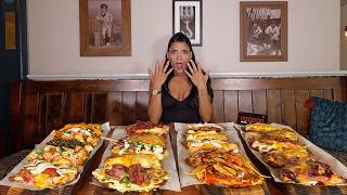 20 LOADED PARMOS! THE 10lb LOADED CHICKEN PARMO CHALLENGE | @leahshutkever
