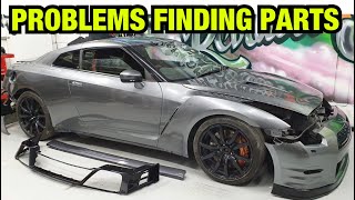 Rebuilding a salvage Nissan GTR PART 18 ( struggling to find parts for the GTR )