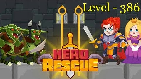 Hero Rescue level - 386 | gameplay |Check description for all previous levels| My Gameplay Reaction.