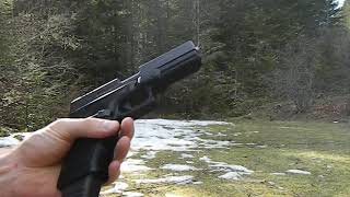 3D printed Glock 17 frame, and rails. .22lr slide.
