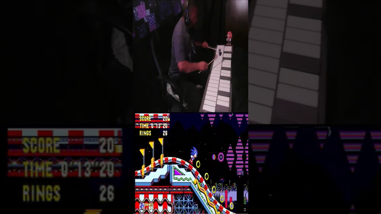 #videogamemusic #sonic3 #marimba #shorts #smallcreators #brothaNblue #blerd #wgipercussion