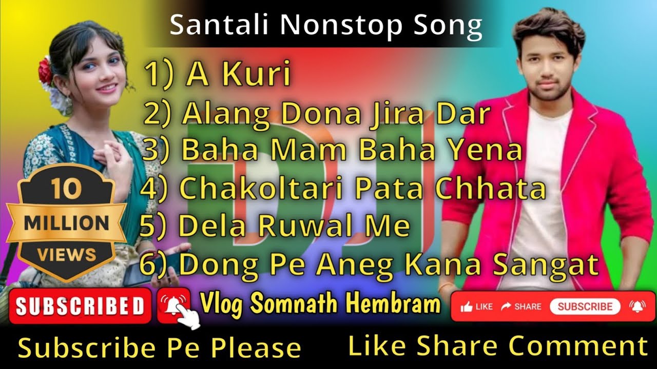 New Santali Nonstop Song 2025 || Vlog Somnath Hembram || Like Share Comment Pe Please 