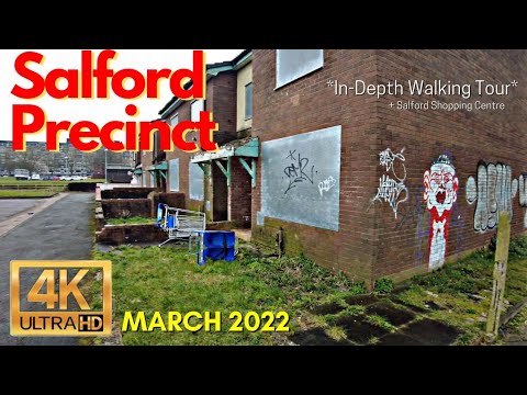 Salford Precinct Walking Tour [4k]