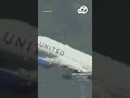 United airlines plane loses tire during takeoff from sfo crushing cars below