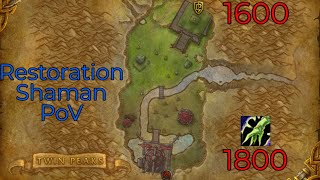 Dragonflight RBG 1800 vs 1600 MMR | Restoration Shaman PoV