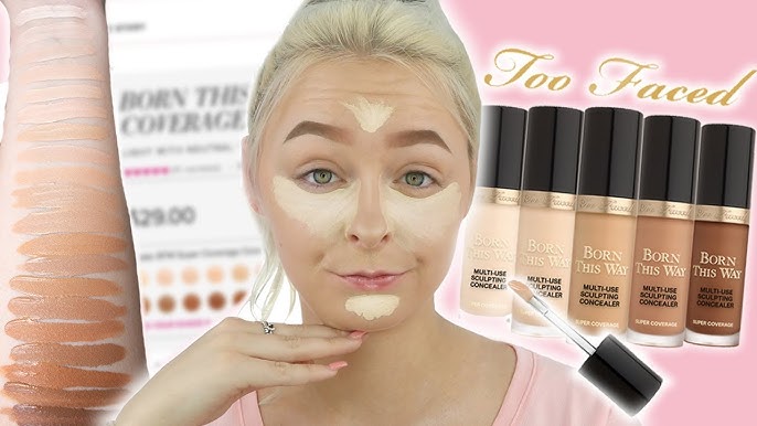 Too Faced Born This Way Foundation Swatches (All Shades) - Youtube