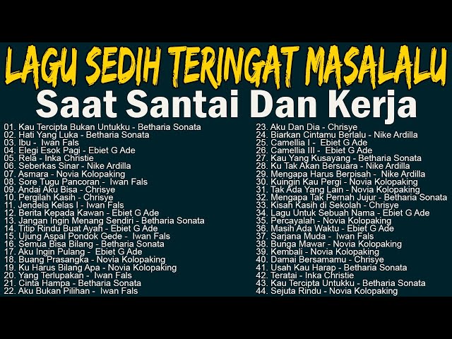 Lagu Nostalgia 80an dan 90an Terbaik Sepanjang Masa || Kau Tercipta Bukan Untukku , Elegi Esok Pagi class=