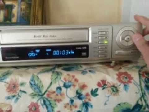 samsung sv 5000w vcr demonstration youtube samsung sv 5000w worldwide vhs format vcr