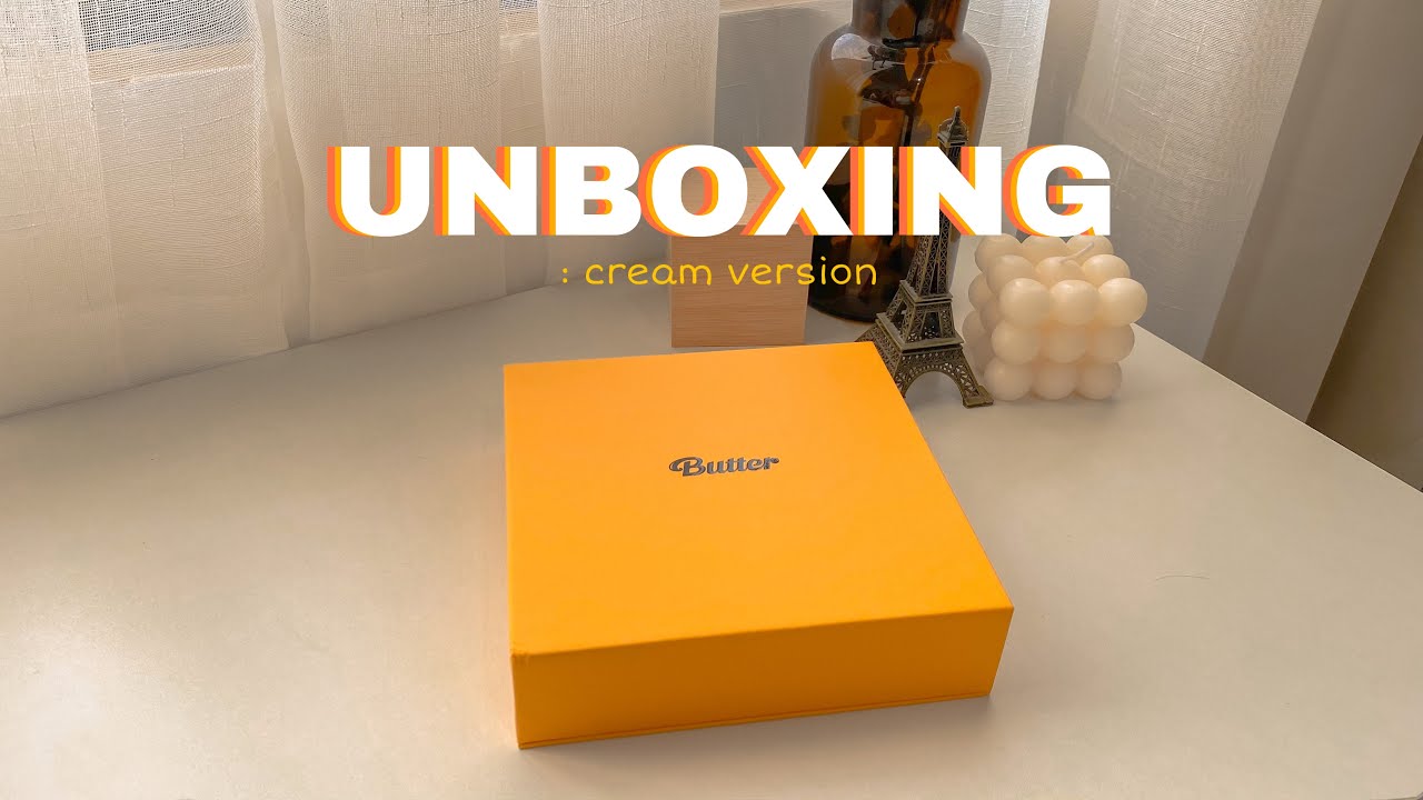 unboxing • ⟭⟬ BTS Butter Album (cream version)  🧡💛 | Philippines