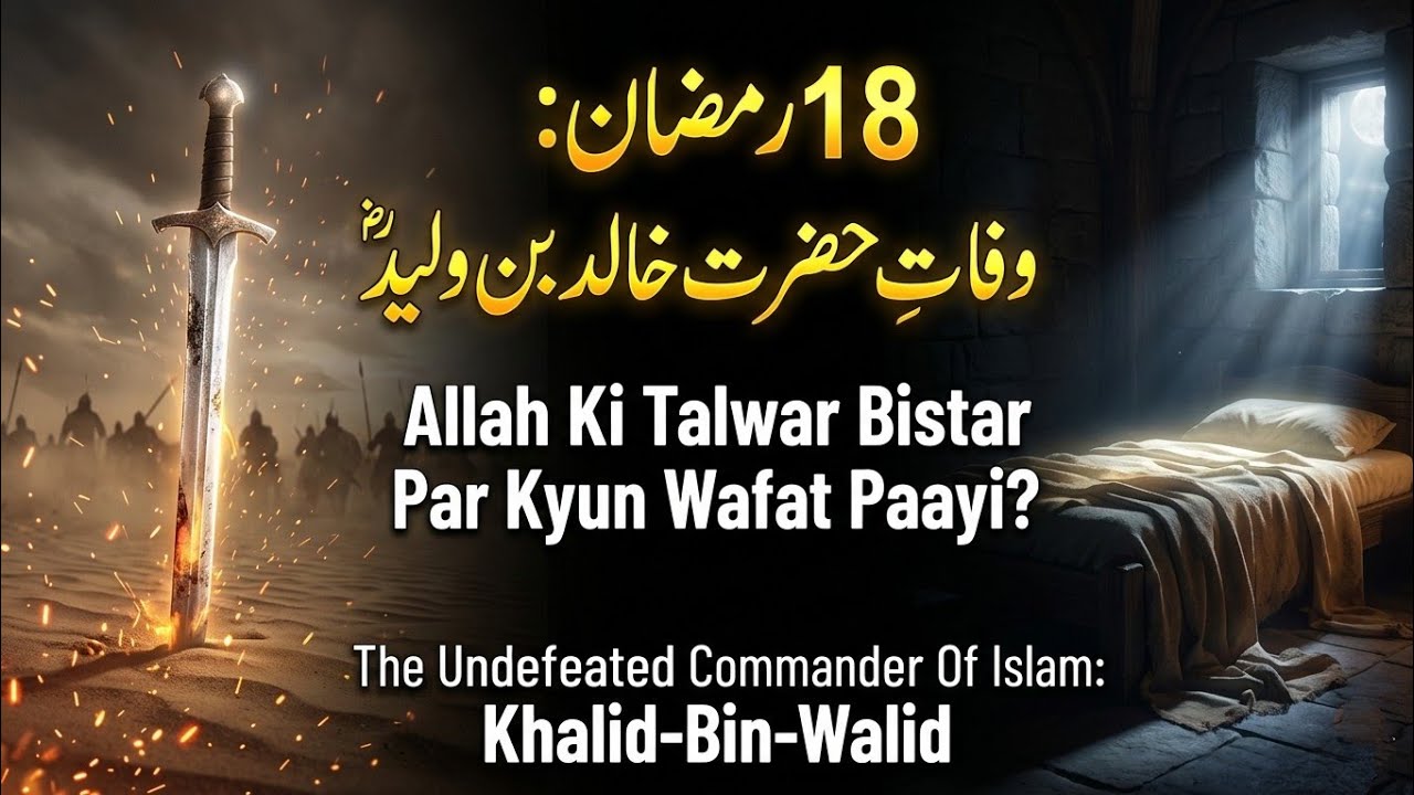 Hazrat Khalid Bin Walid R.A Ki Zindagi | The Sword of Allah | Hazrat Khalid Bin Walid Ki Wafat