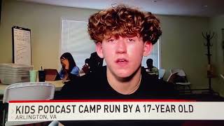 Cooper's podcasting camp - news report